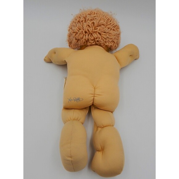 Cabbage Patch Doll First Tooth 1985 LT Brown Hair Blue Eyes - Picture 10 of 16